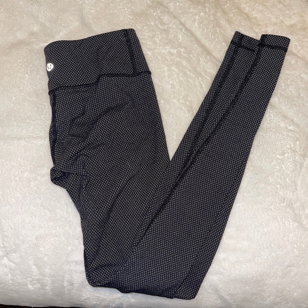 Black with small detailing LuluLemon Leggings!